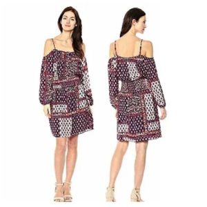 Ella Moon cold shoulder dress.